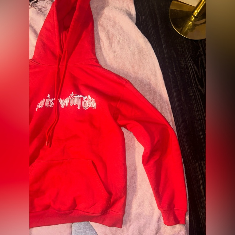 Louis Vuitton Red Hoodie